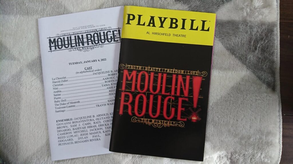 Play Bill MOULIN ROUGE