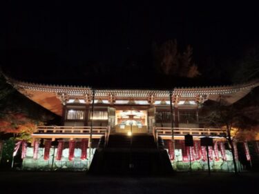 京都【醍醐寺】紅葉ライトアップ 夜間特別拝観2022